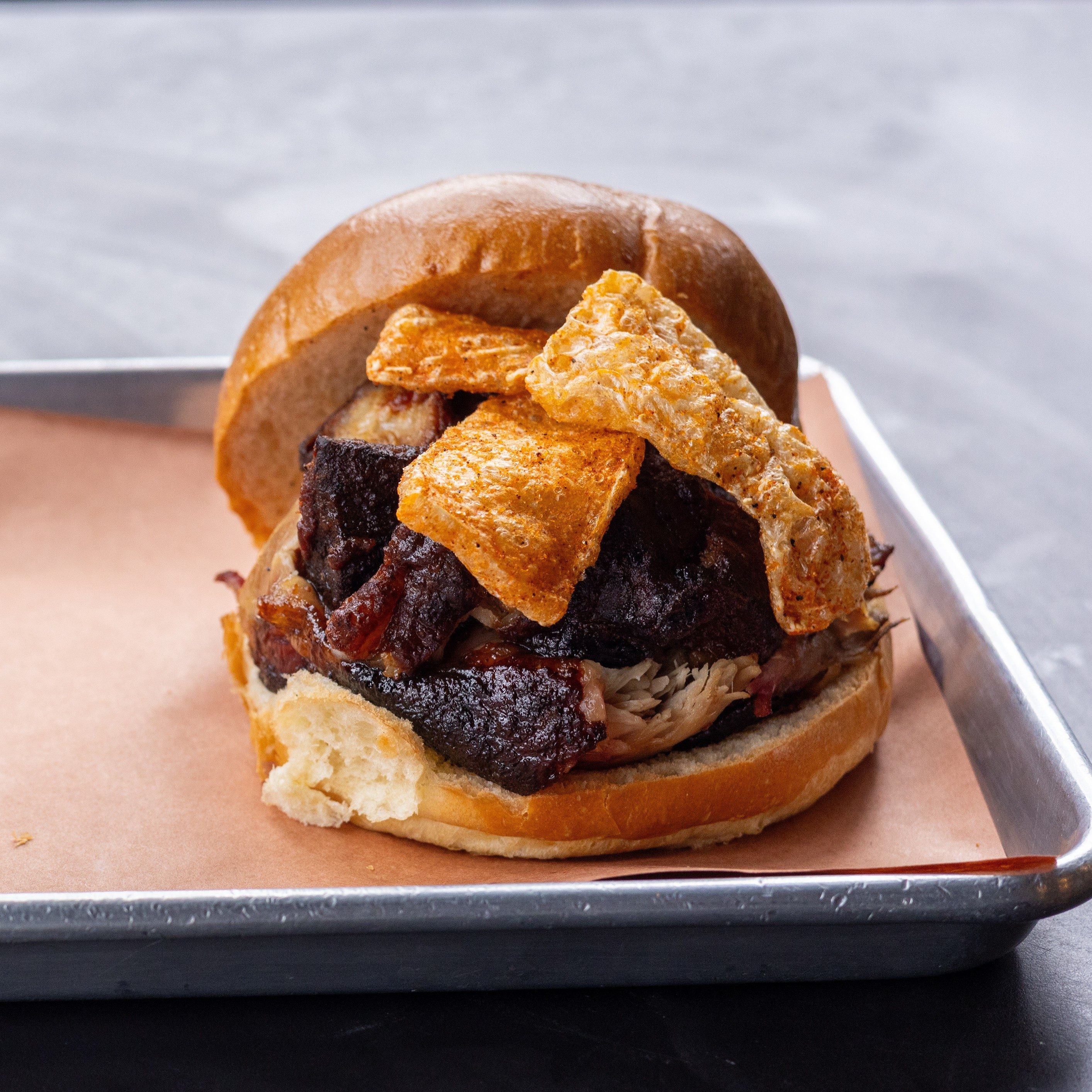 The Hat Trick Sandwich.