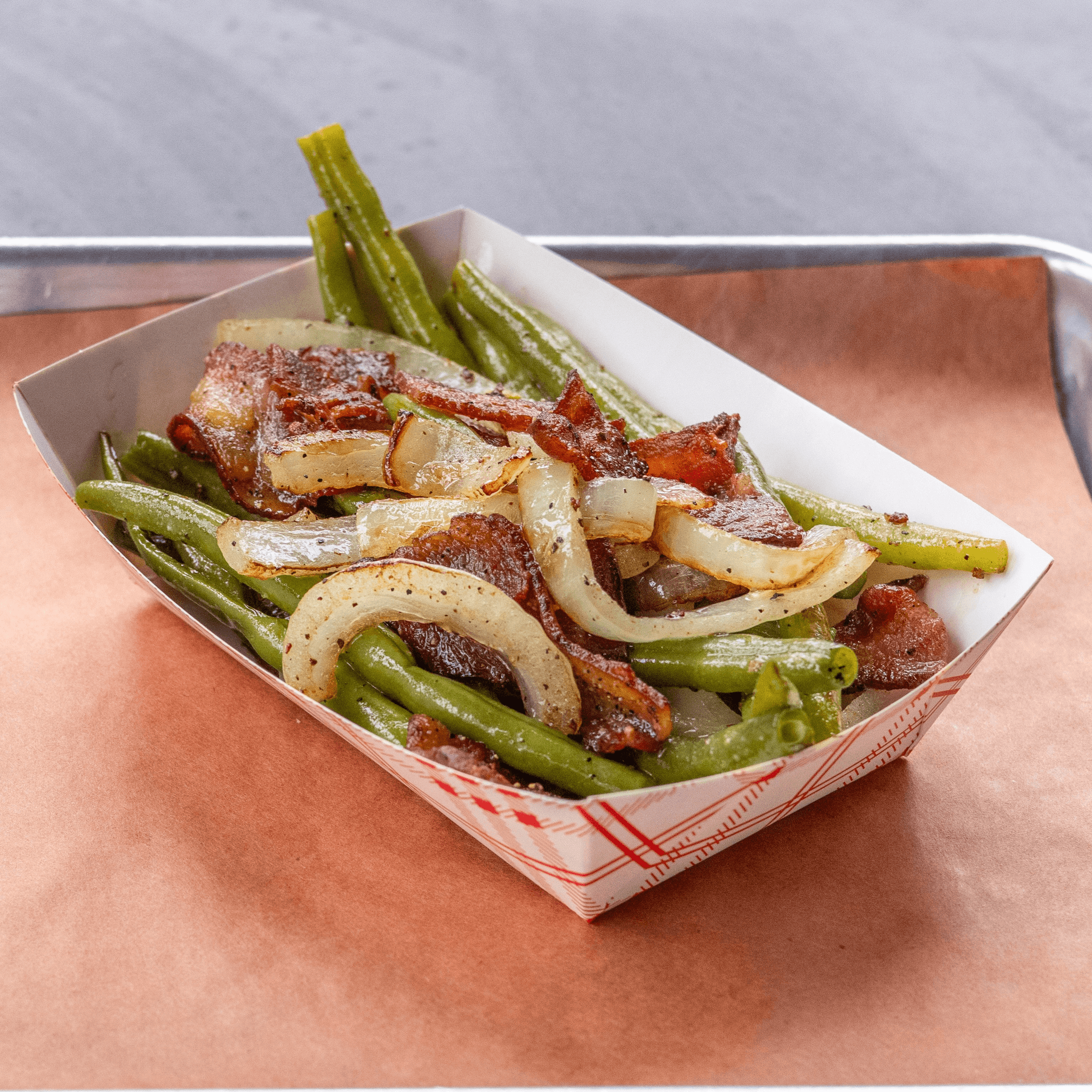 Green Beans & Bacon.