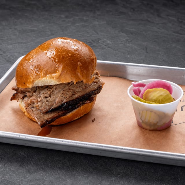 Brisket Sandwich.